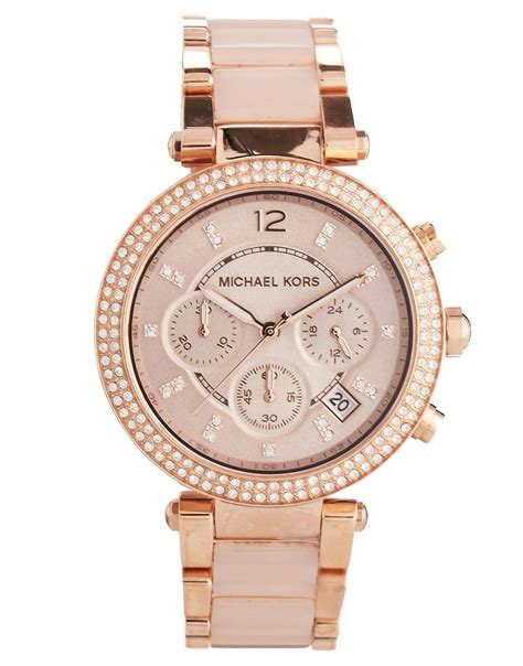 michael kors ladies mk6174 watch|michael kors parker rosegold watch.